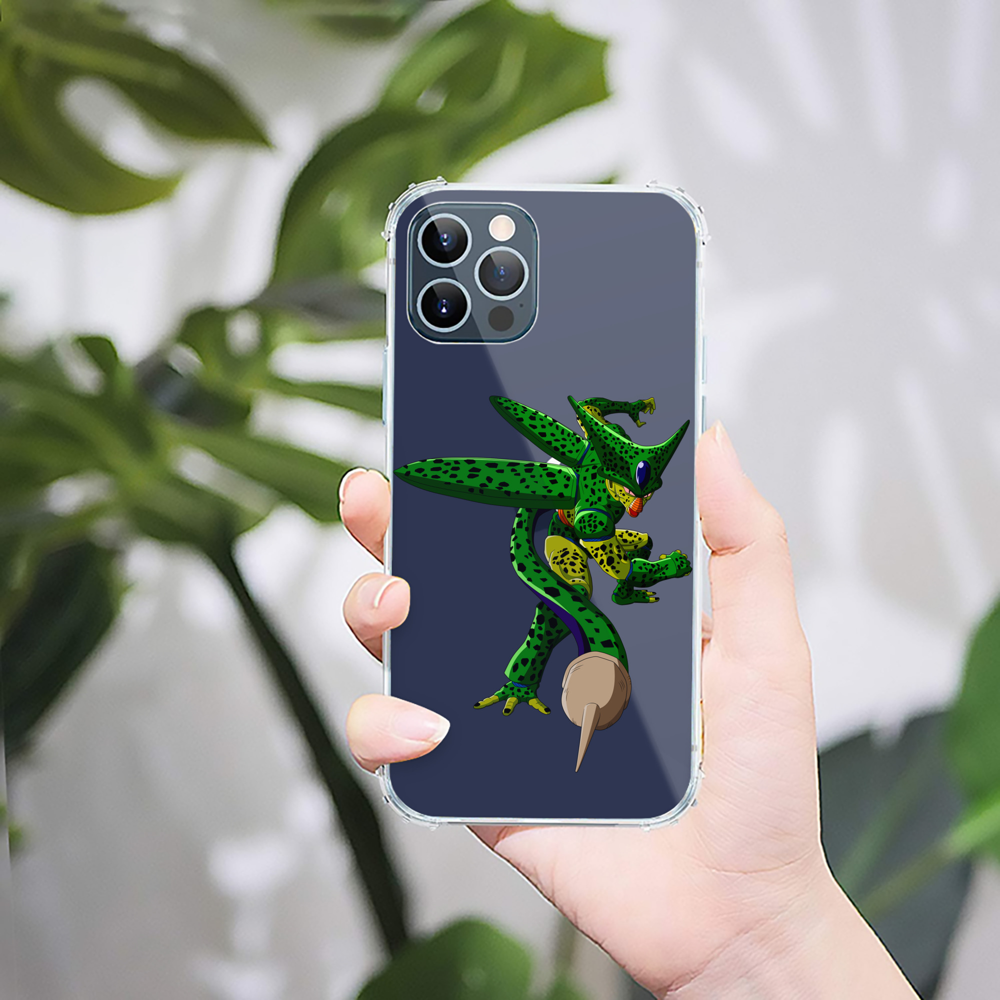 （画像用） ドラゴンボール セル DRAGON BALL Cell 【iPhone 12シリーズ対応】透明スマホケース（クリアソフトケース）